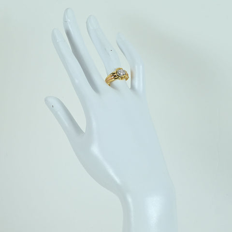 【中古】DAMIANI ダミアーニ K18YG/K18PG DIAMOND RING ダイヤモンドリング 5.7g ＃13 ONE PRICE