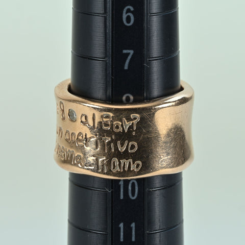 【中古】PONTE VECCHIO ポンテヴェッキオ K18PG RING ピンクゴールドダイヤモンドリング D0.08ct 11.8g #8