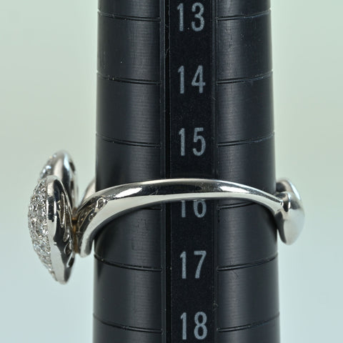 【中古】 PT900 DIAMOND RING ダイヤモンドリング D0.90ct 9.2g #16
