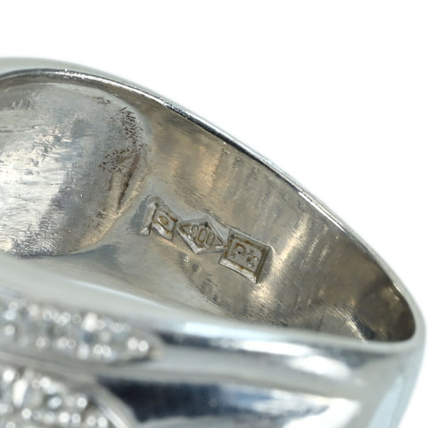 【中古】PT900 DIAMOND RING ダイヤモンドリング D1.00ct 13.2g #18