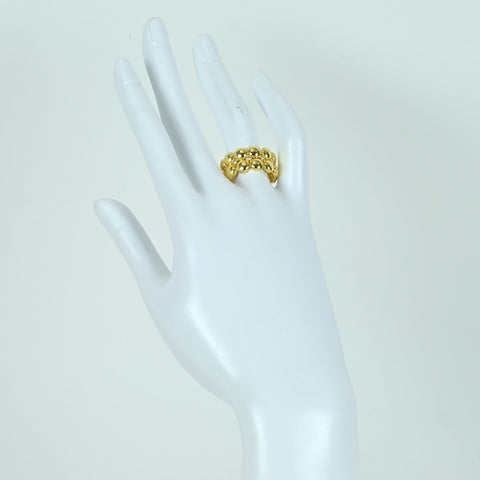 【中古】 K18YG DIAMOND RING ダイヤモンドリング D0.15ct 7.0g #14.5