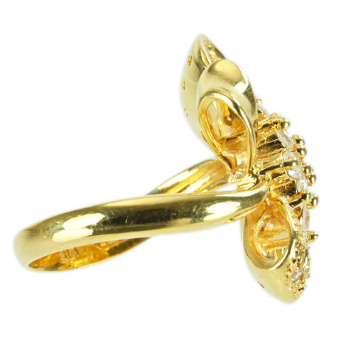 [Used] K18YG DIAMOND RING D0.51ct 6.6g #8