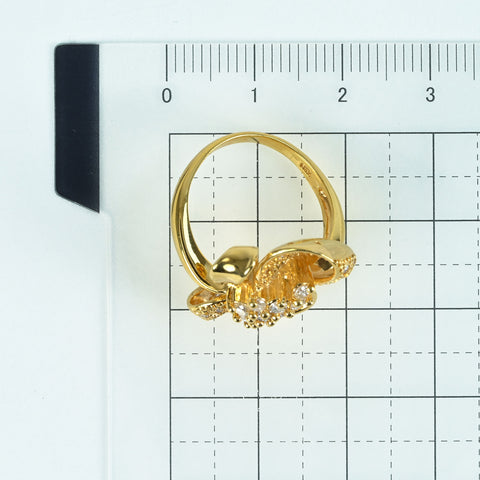 [Used] K18YG DIAMOND RING D0.51ct 6.6g #8