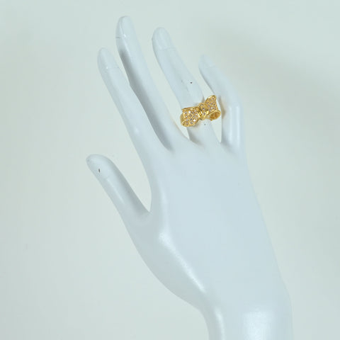 【中古】K18YG DIAMOND RING ダイヤモンドリング D0.35ct 5.5g #10