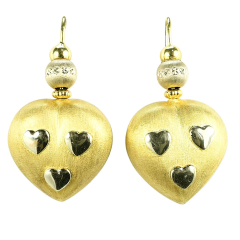 【中古】K18YG EARRINGS ゴールド エアロフォーミングピアス 9.9g