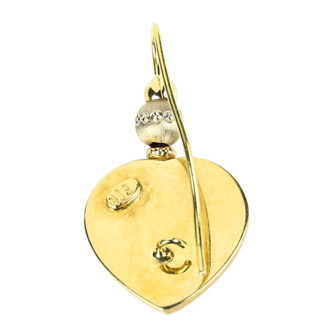 【中古】K18YG EARRINGS ゴールド エアロフォーミングピアス 9.9g
