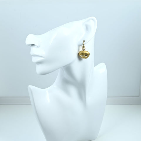 【中古】K18YG EARRINGS ゴールド エアロフォーミングピアス 9.9g