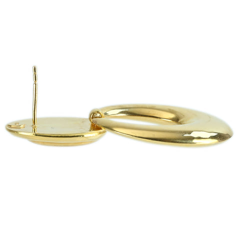 【中古】K18YG EARRING ゴールドピアス 8.2g