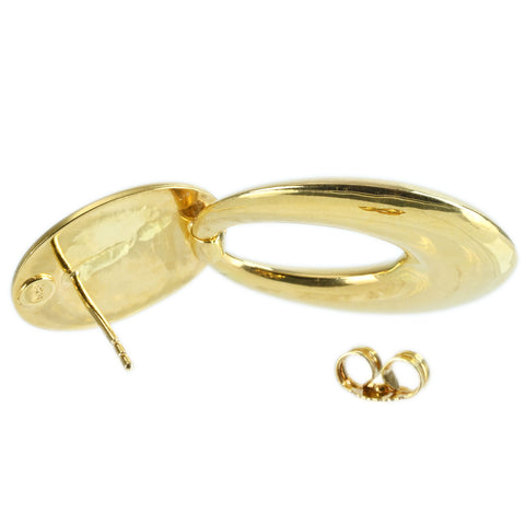 【中古】K18YG EARRING ゴールドピアス 8.2g