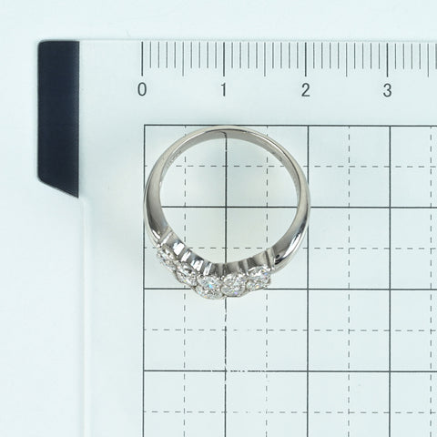 [Used] PT900 DIAMOND RING Diamond Ring D1.00ct 6.3g #12 