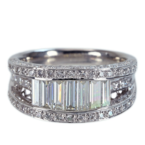 【中古】PT900 DIAMOND RING ダイヤモンドリング  D1.61ct 11.1g #14