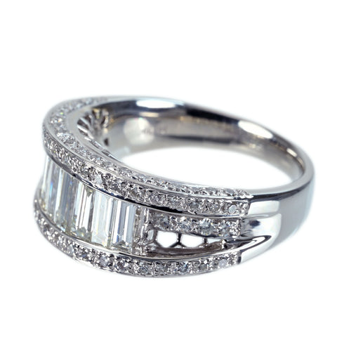 【中古】PT900 DIAMOND RING ダイヤモンドリング  D1.61ct 11.1g #14