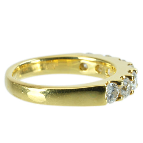 [Used] K18YG DIAMOND RING Diamond Ring D1.00ct 5.2g #10.5 