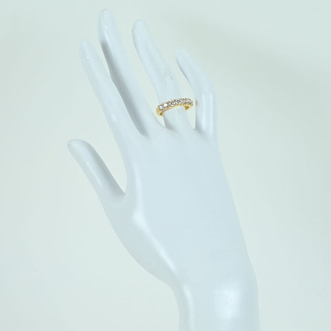 [Used] K18YG DIAMOND RING Diamond Ring D1.00ct 5.2g #10.5 