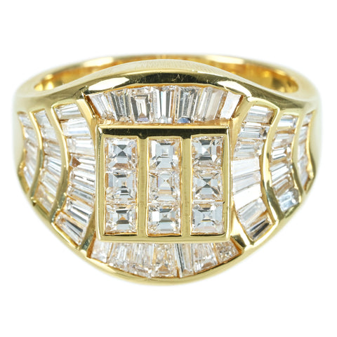 【中古】K18YG DIAMOND RING ダイヤモンドリング D1.83ct 6.9g #12.5