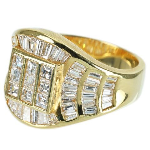 【中古】K18YG DIAMOND RING ダイヤモンドリング D1.83ct 6.9g #12.5