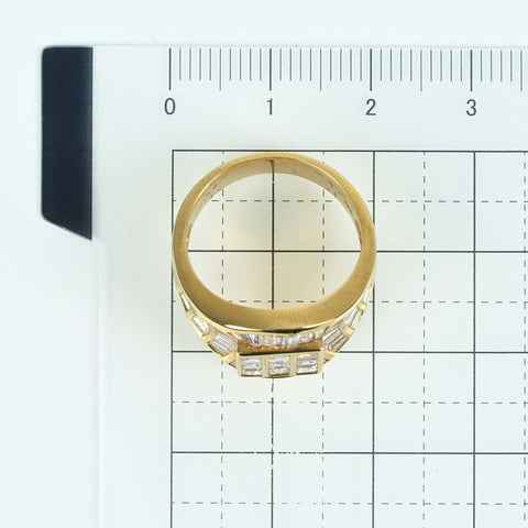 【中古】K18YG DIAMOND RING ダイヤモンドリング D1.83ct 6.9g #12.5