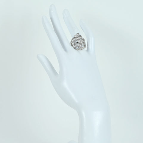 【中古】PT900 DIAMOND RING ダイヤモンドリング D1.00ct 13.5g #14.5