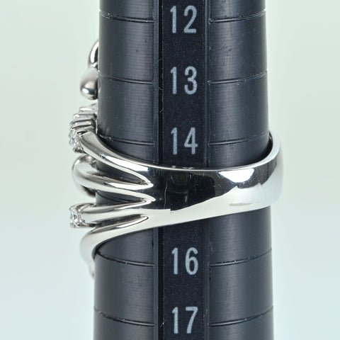 【中古】PT900 DIAMOND RING ダイヤモンドリング D1.00ct 13.5g #14.5