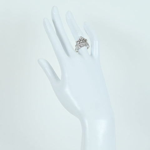 【中古】K18WG DIAMOND RING ダイヤモンドリング D1.14ct 7.2g #12