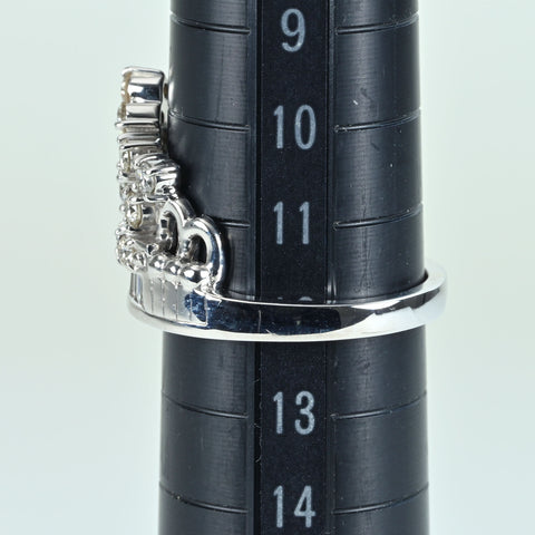 【中古】K18WG DIAMOND RING ダイヤモンドリング D1.14ct 7.2g #12