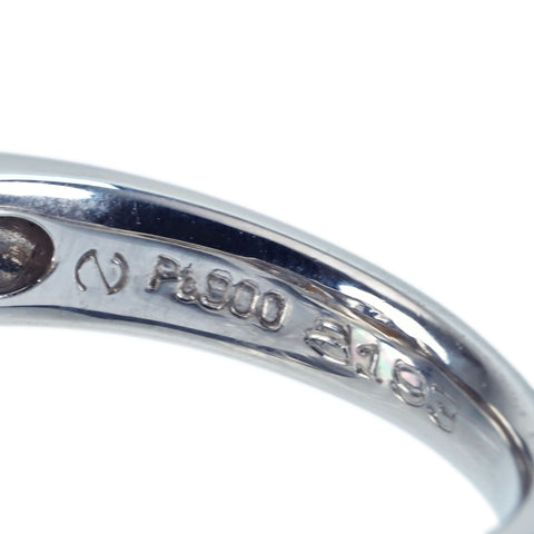 【中古】 PT900 SOUTH SEA PEARL RING 白蝶南洋パールリング P14.8mm D0.35ct 16.0g #11