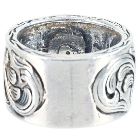 【中古】SV925 RING スターリングシルバーメンズリング 17.7g #20