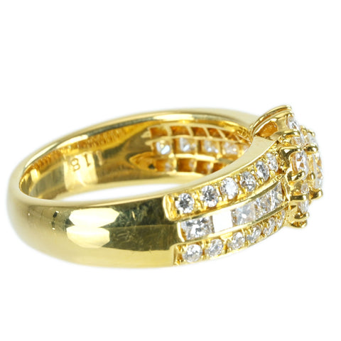 【中古】K18YG DIAMOND RING ダイヤモンドリング D1.18ct 5.7g #9