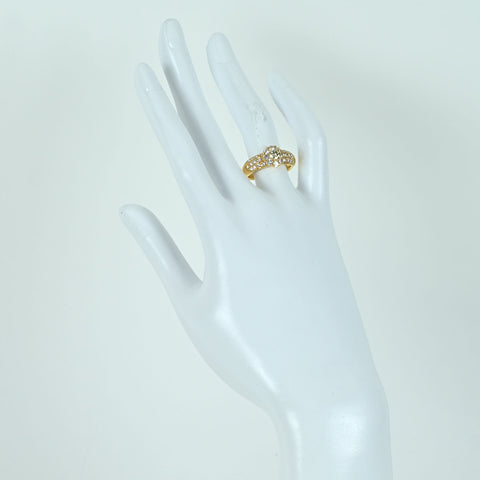 【中古】K18YG DIAMOND RING ダイヤモンドリング 0.43ct D1.02ct 7.0g #12