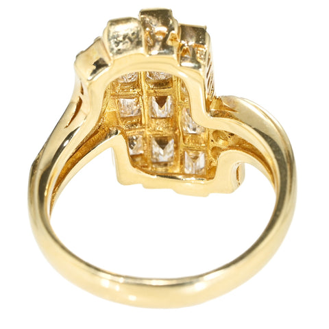 【中古】K18YG DIAMOND RING ダイヤモンドリング D2.01ct 7.4g #12.5