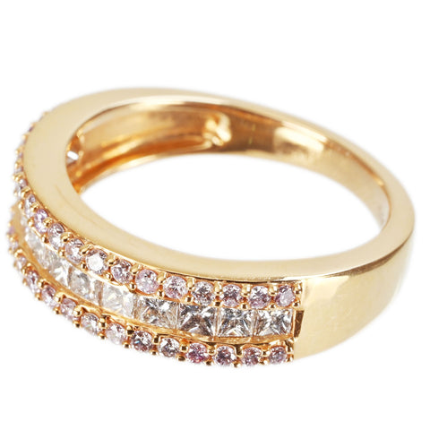 【中古】K18PG DIAMOND RING ダイヤモンドリング D0.90ct 4.7g #13