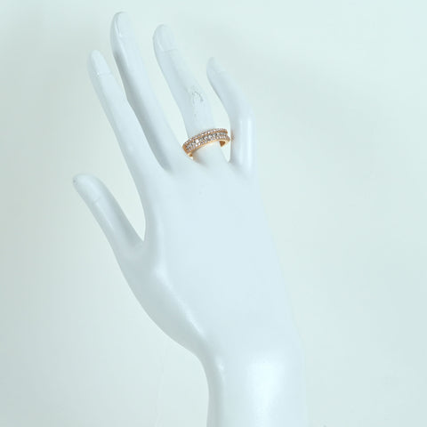 【中古】K18PG DIAMOND RING ダイヤモンドリング D0.90ct 4.7g #13