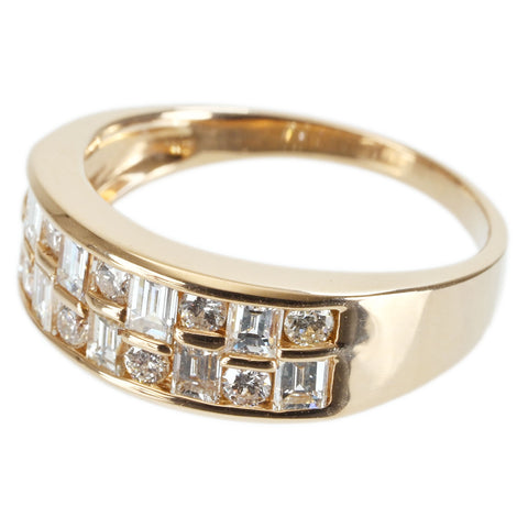 【中古】K18PG DIAMOND RING ダイヤモンドリング D1.11ct 4.3g #13
