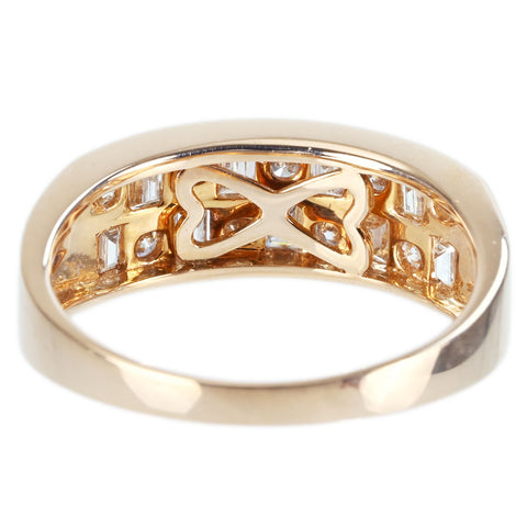 【中古】K18PG DIAMOND RING ダイヤモンドリング D1.11ct 4.3g #13