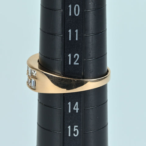 【中古】K18PG DIAMOND RING ダイヤモンドリング D1.11ct 4.3g #13
