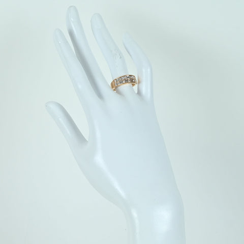 【中古】K18PG DIAMOND RING ダイヤモンドリング D1.11ct 4.3g #13