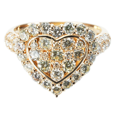 【中古】K18PG DIAMOND RING ダイヤモンドリング D2.00ct 5.4g #15