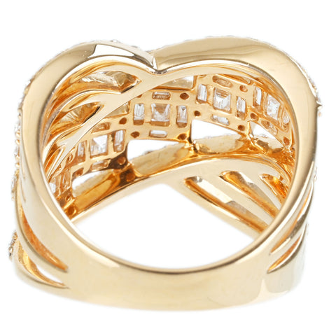 【中古】K18PG DIAMOND RING ダイヤモンドリング D2.00ct 8.8g #12