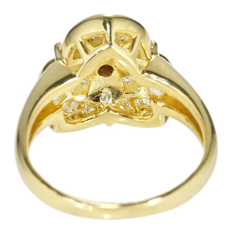 【中古】 K18YG DIAMOND RING ダイヤモンドリング D1.36ct 6.7g #13