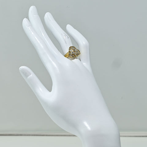 【中古】 K18YG DIAMOND RING ダイヤモンドリング D1.36ct 6.7g #13