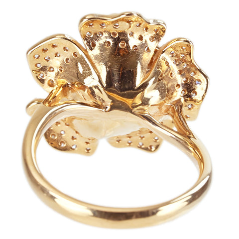 【中古】K18PG DIAMOND RING ダイヤモンドリング D1.21ct 8.8g #12