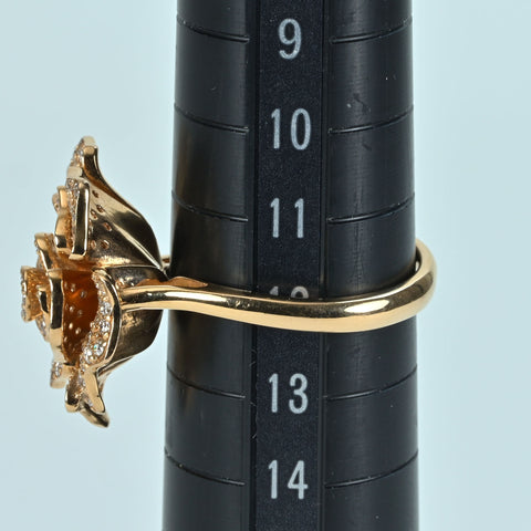 【中古】K18PG DIAMOND RING ダイヤモンドリング D1.21ct 8.8g #12