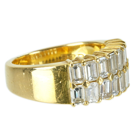 【中古】K18YG DIAMOND RING ダイヤモンドリング D2.90ct 10.3g #13.5