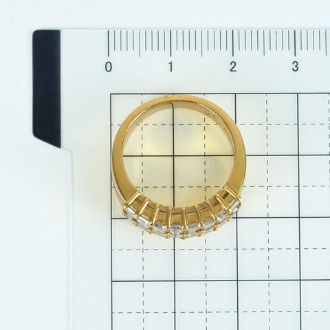 【中古】K18YG DIAMOND RING ダイヤモンドリング D2.90ct 10.3g #13.5