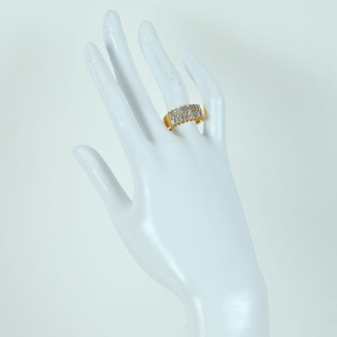【中古】K18YG DIAMOND RING ダイヤモンドリング D2.90ct 10.3g #13.5