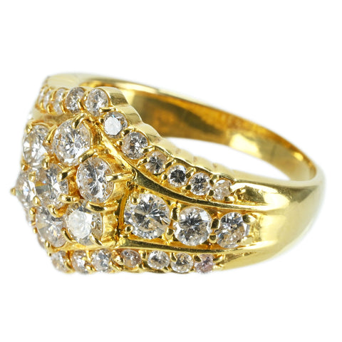 【中古】K18YG DIAMOND RING ダイヤモンドリング D2.00ct 8.6g #15