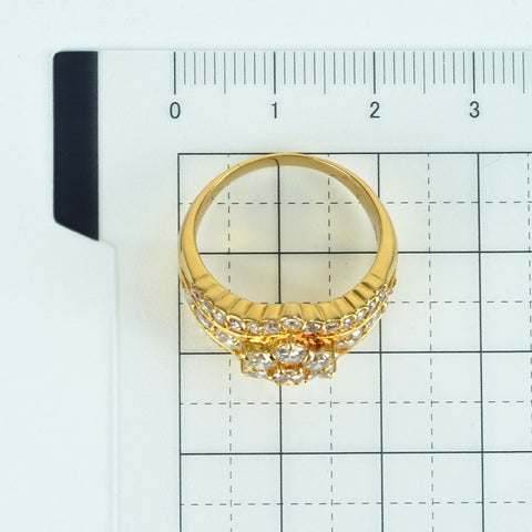 【中古】K18YG DIAMOND RING ダイヤモンドリング D2.00ct 8.6g #15