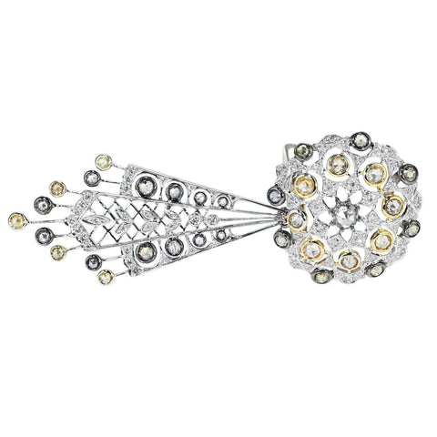 【中古】 K18YG/WG DIAMOND RING ダイヤモンドリング D2.65ct D0.005ct 12.0g #11