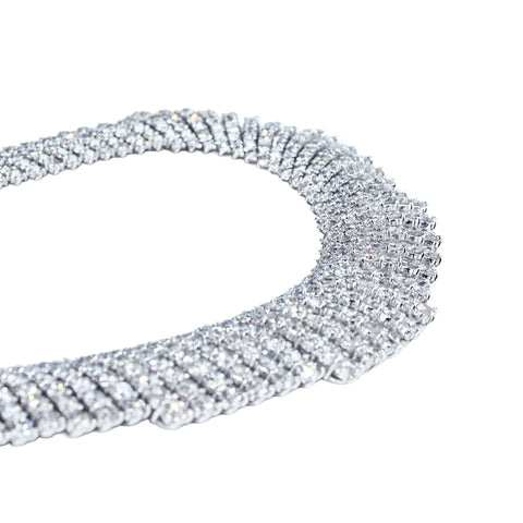 【中古】PT850 DIAMOND NECKLACE ダイヤモンドネックレス 30.00ct 86.5g