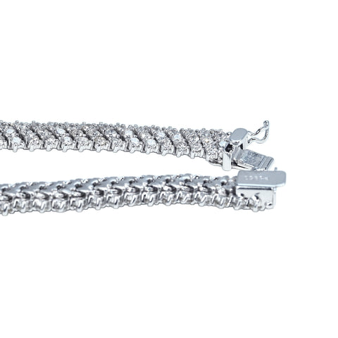 【中古】PT850 DIAMOND NECKLACE ダイヤモンドネックレス 30.00ct 86.5g